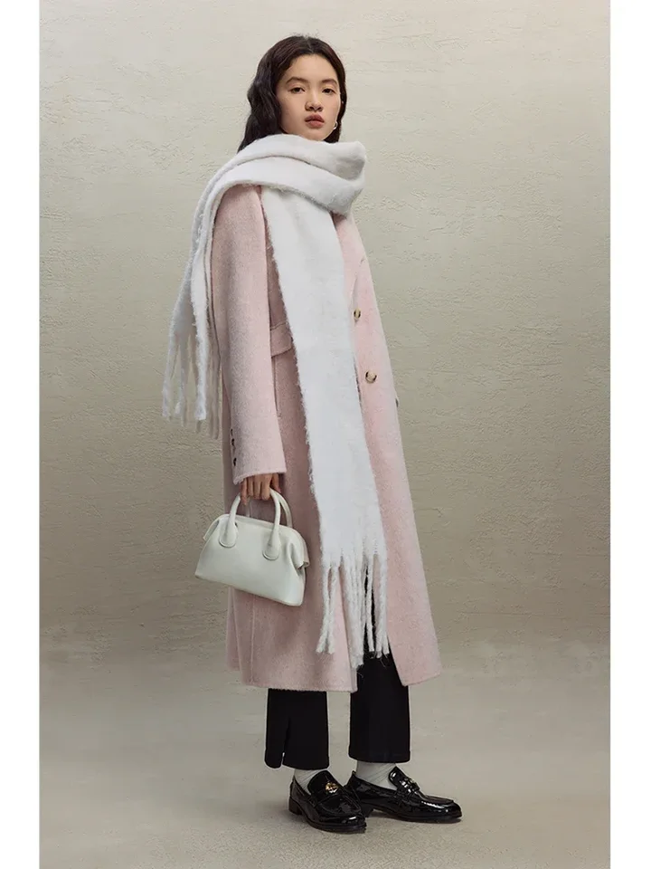 Women's Wool Coat Winter Double Breasted
