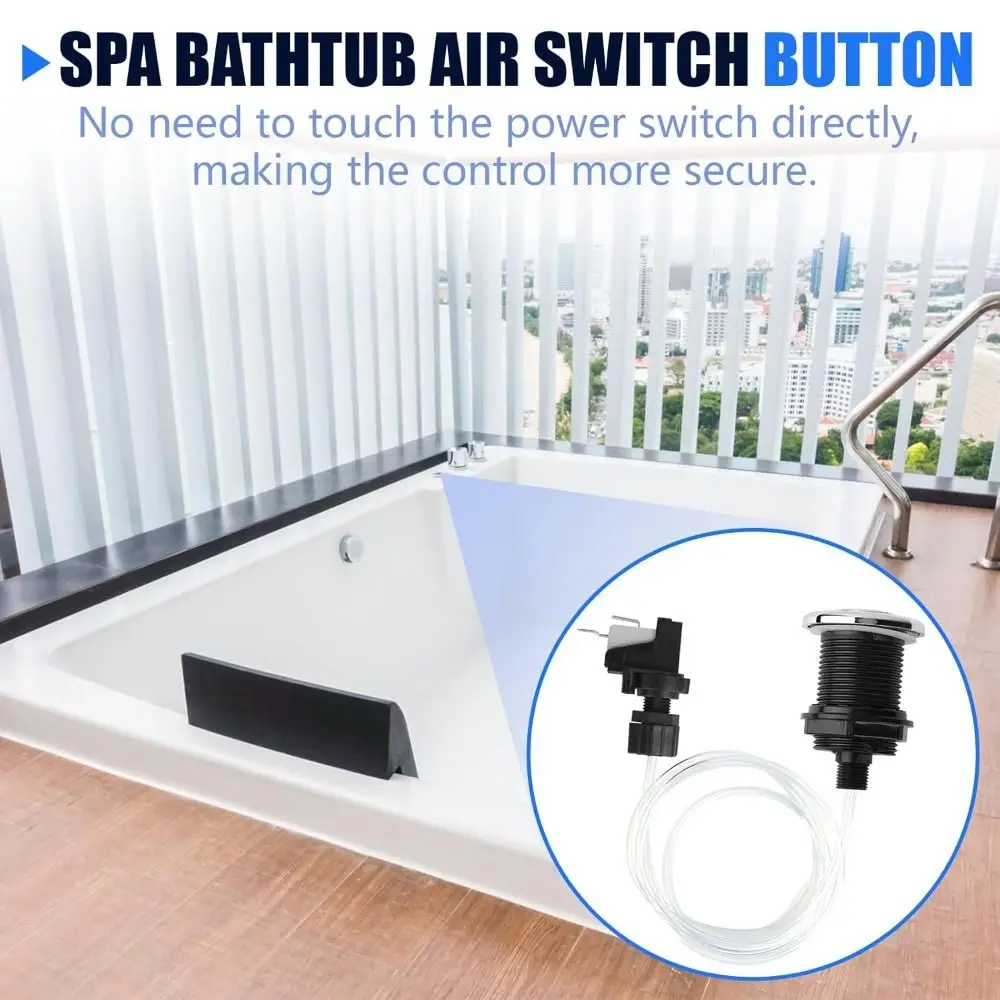 125-250V 16A Air Pressure Switch Replacement Multi-functional Garbage Disposal Air Switch Universal Spa Waste Push Button Home