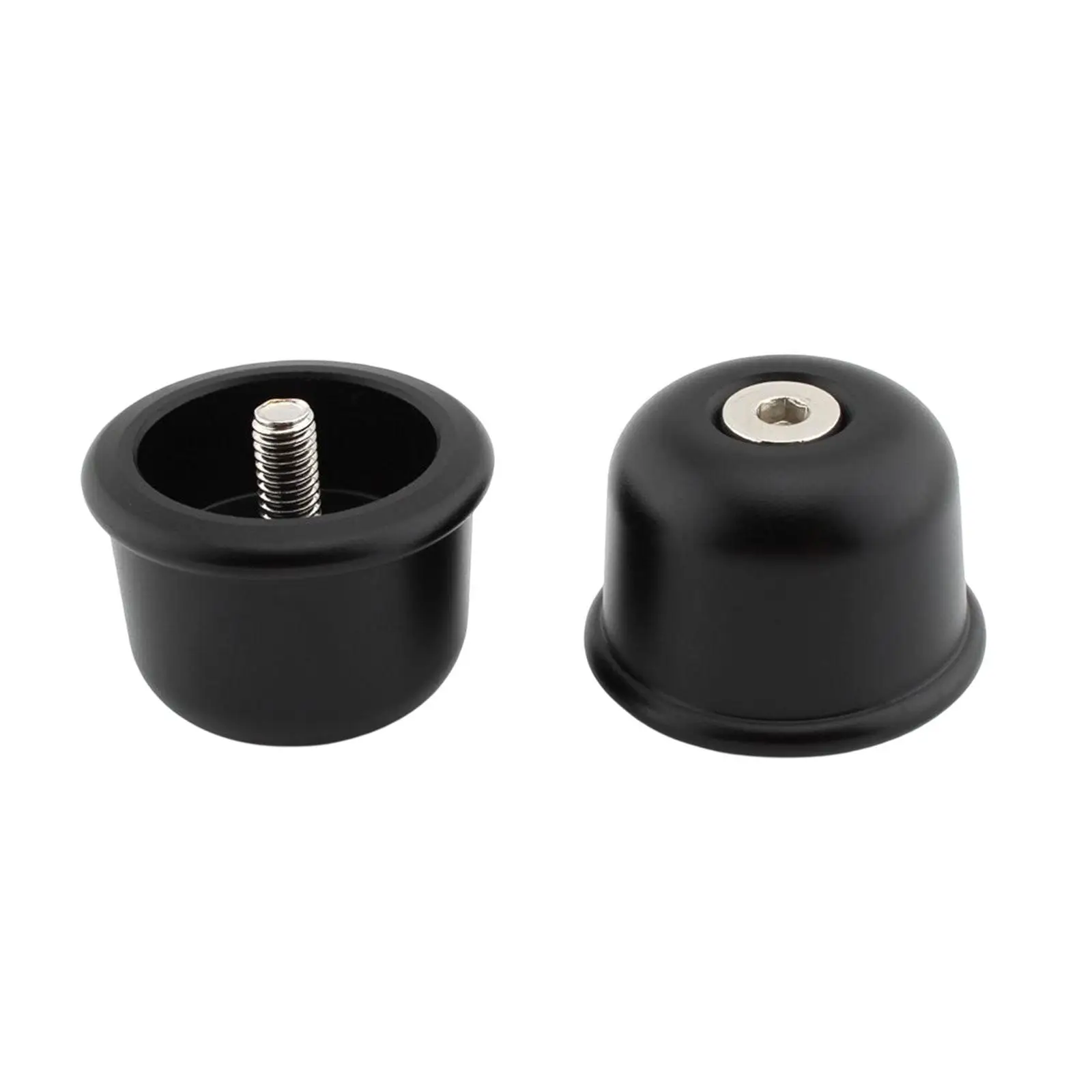 2Pcs Aluminum Alloy Handle Bar Caps Professional Durable Handlebar End Plugs for