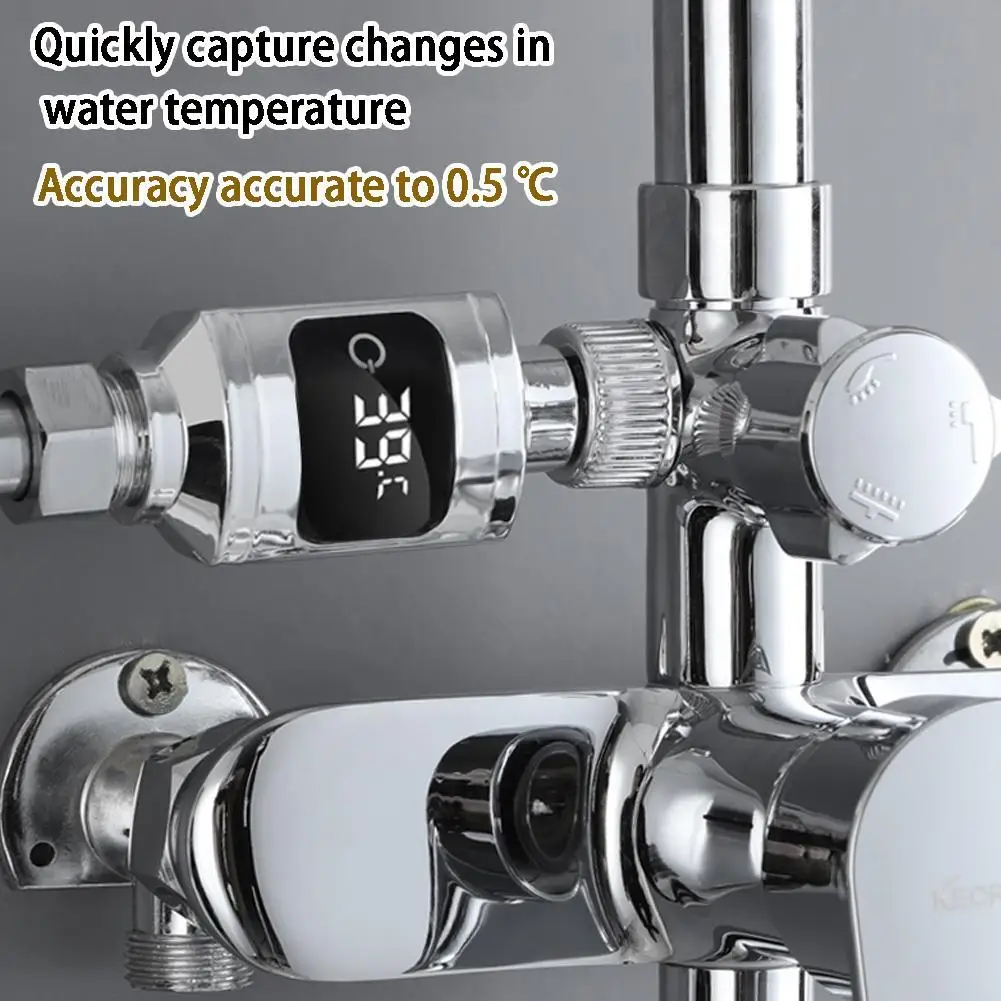 LED الرقمية دش البيرومتر الذكية الاستشعار حمام سباحة ميزان الحرارة حوض استحمام ساخن سبا مسجل بيانات درجة حرارة الماء