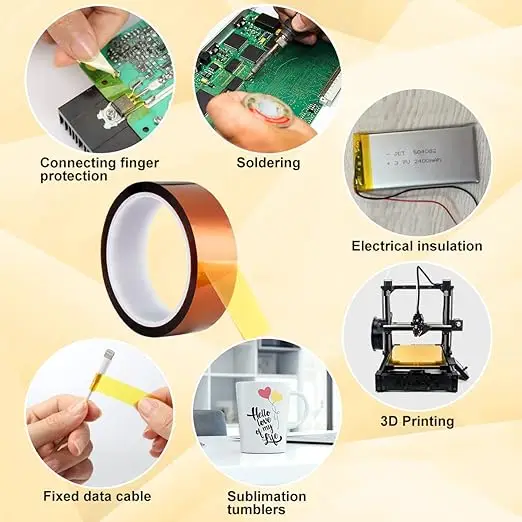 33M Thermal Insulation Tape Polyimide Adhesive Insulating adhesive Tape 3D printing Board protection