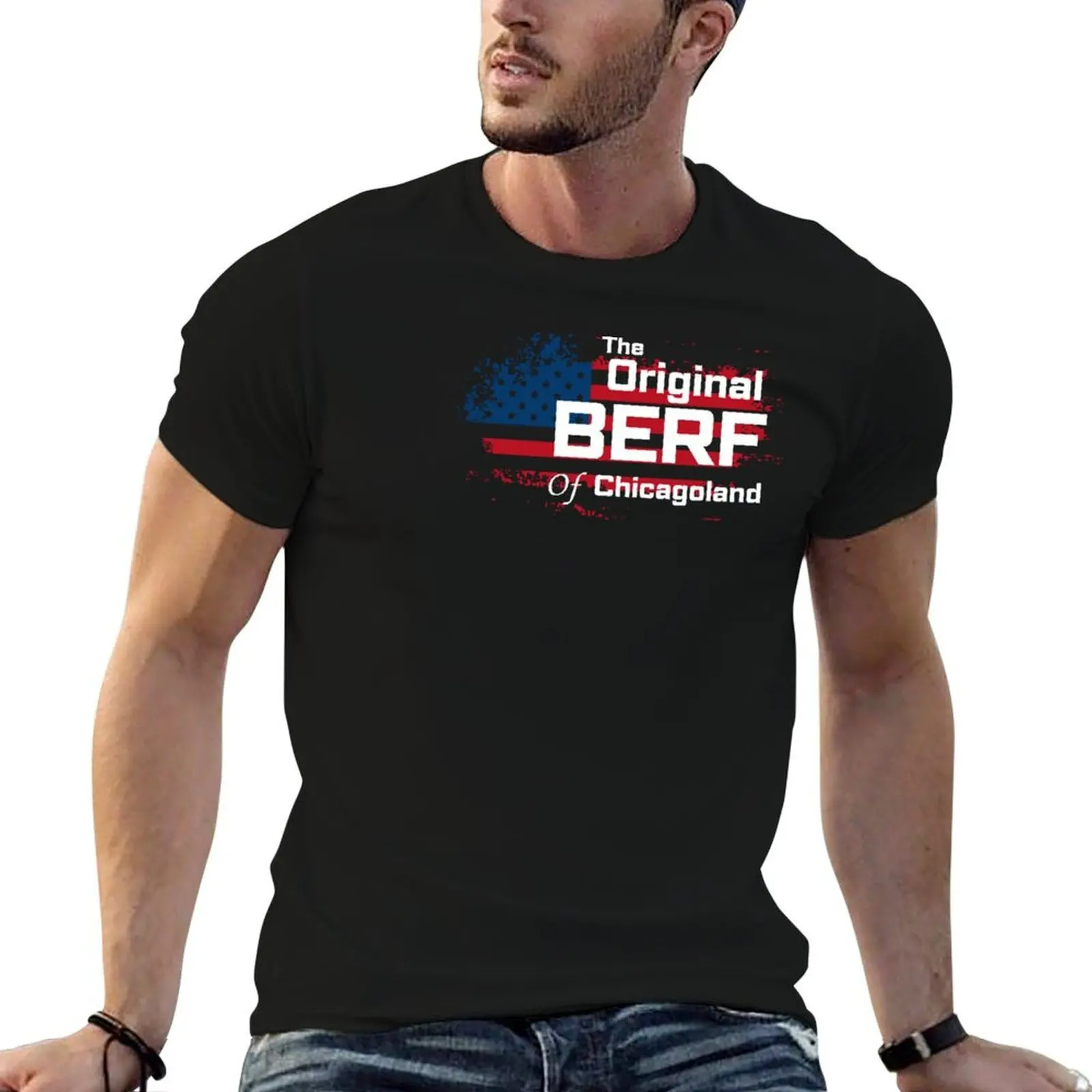 Original BERF of Chicagoland T-Shirt sublime baggy shirts tee shirts for men