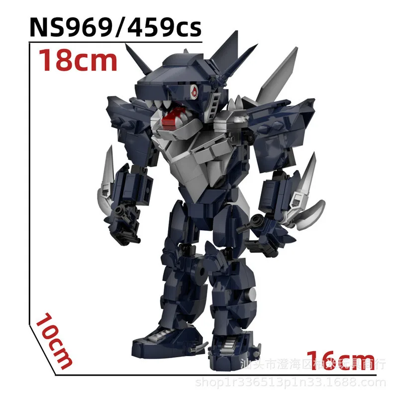 Ensemble de blocs de construction Sahur Tralalelo Tralala, jouetscapuccino Assassin Shimpanzinni Bananini Bombombini Guzini, figurine en brique