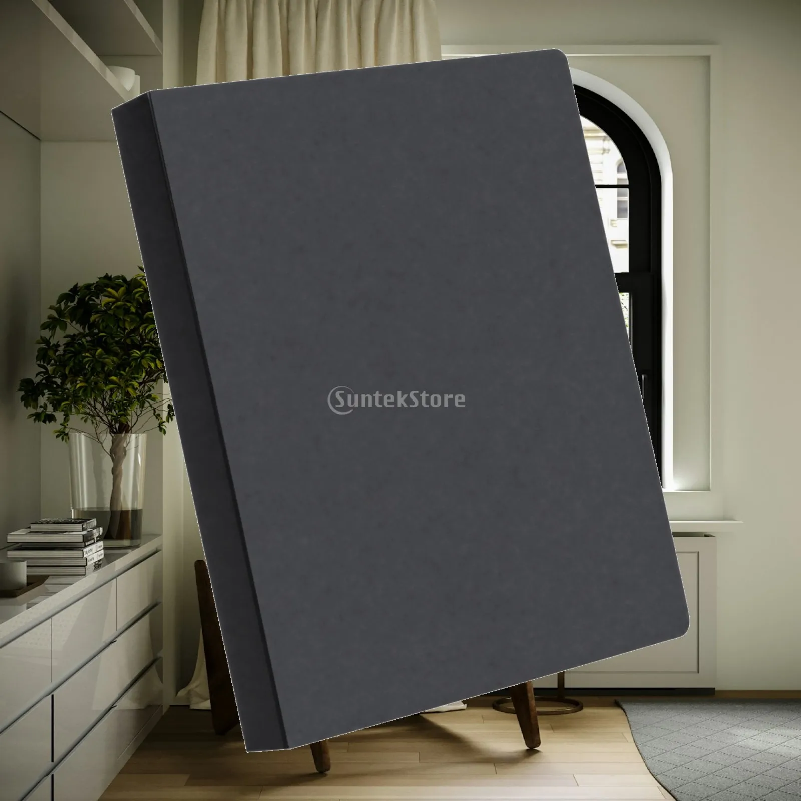 Plastic A4 Document Binder Sturdy Rigid Cover Loop Binder Office Supplies Organized for Classroom, Home Study