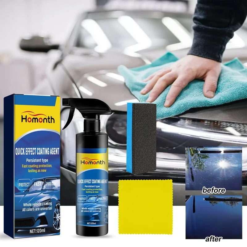

Car Crystal Coating Cleaner Multi Functional Paint Renovation Brightening Dust Removal Long Lasting Protection All Car Colors