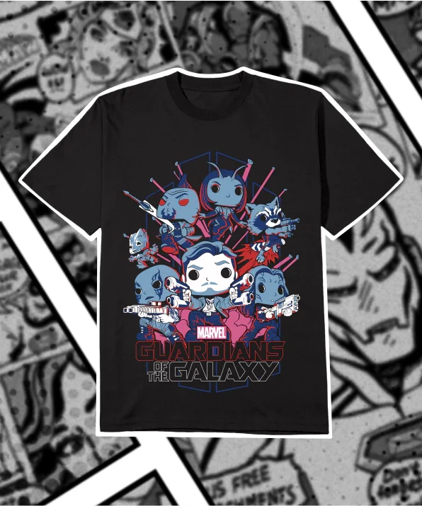 Funko Guardiões da Galáxia Vampire Anime Shirt, Eternal Youth