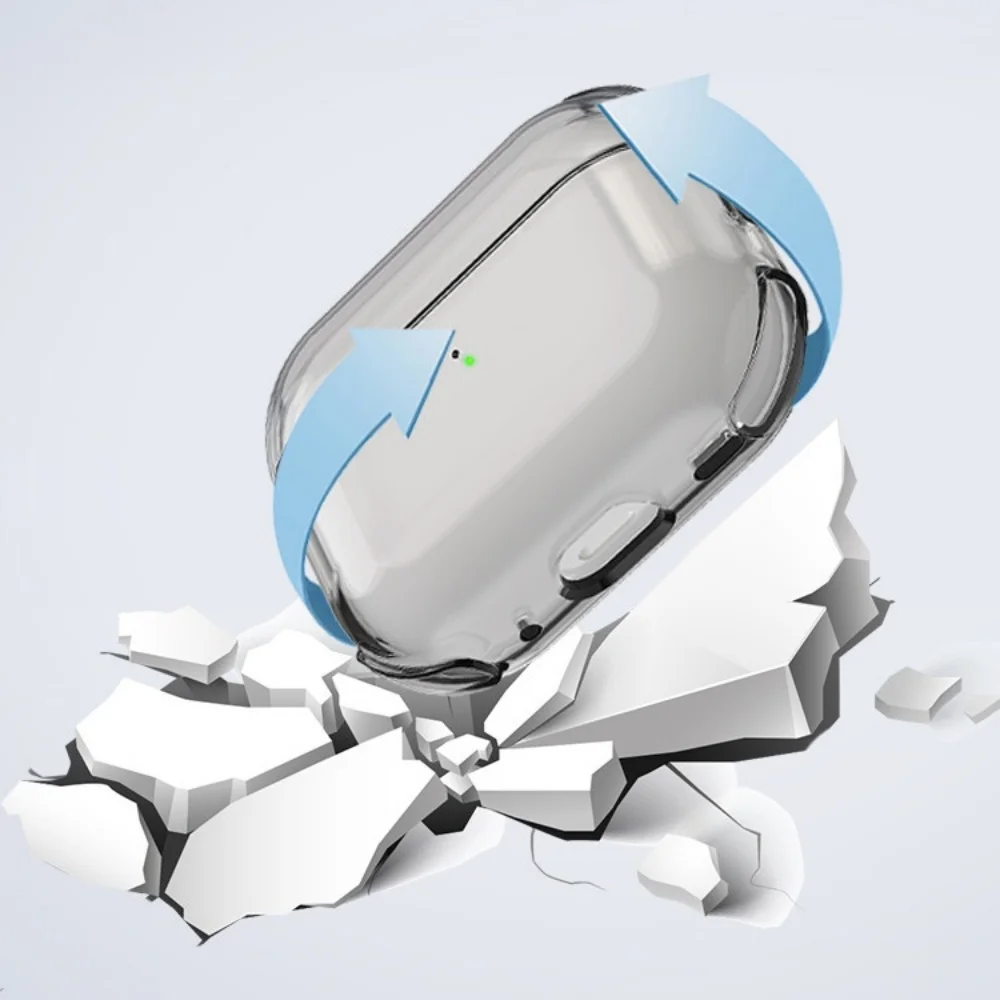 Für AirPods 5/4/Pro 3 Transparente Kopfhörerhülle mit Reinigungsstift Schutzhülle Zubehör für AirPods 5 (2026)/für AirPods 4 – Detail 3