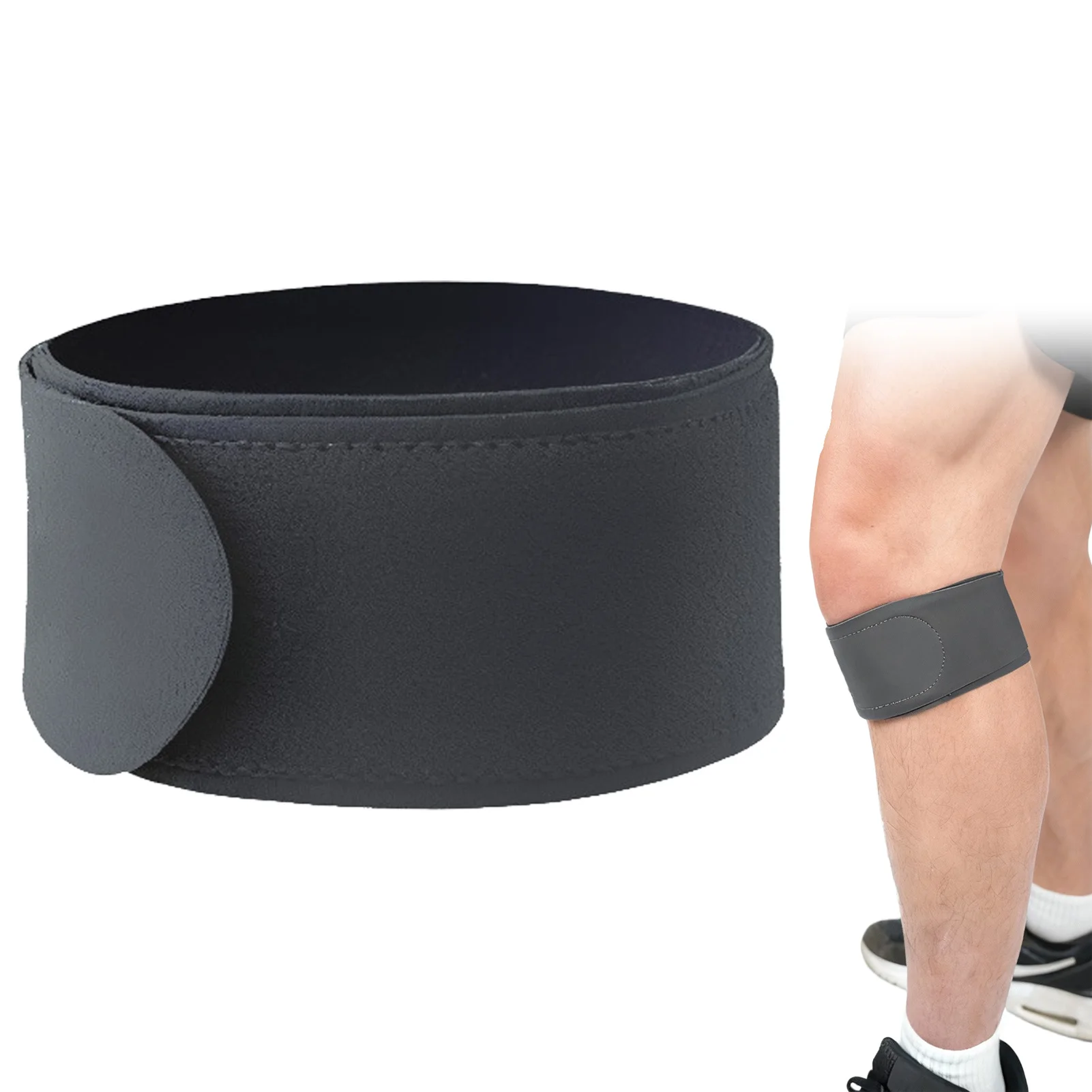 Patellar Strap Support Band Ultra Thin Adjustable Wrap Joint Stability, Ligament Protection,for Knee Support Rehabilitation
