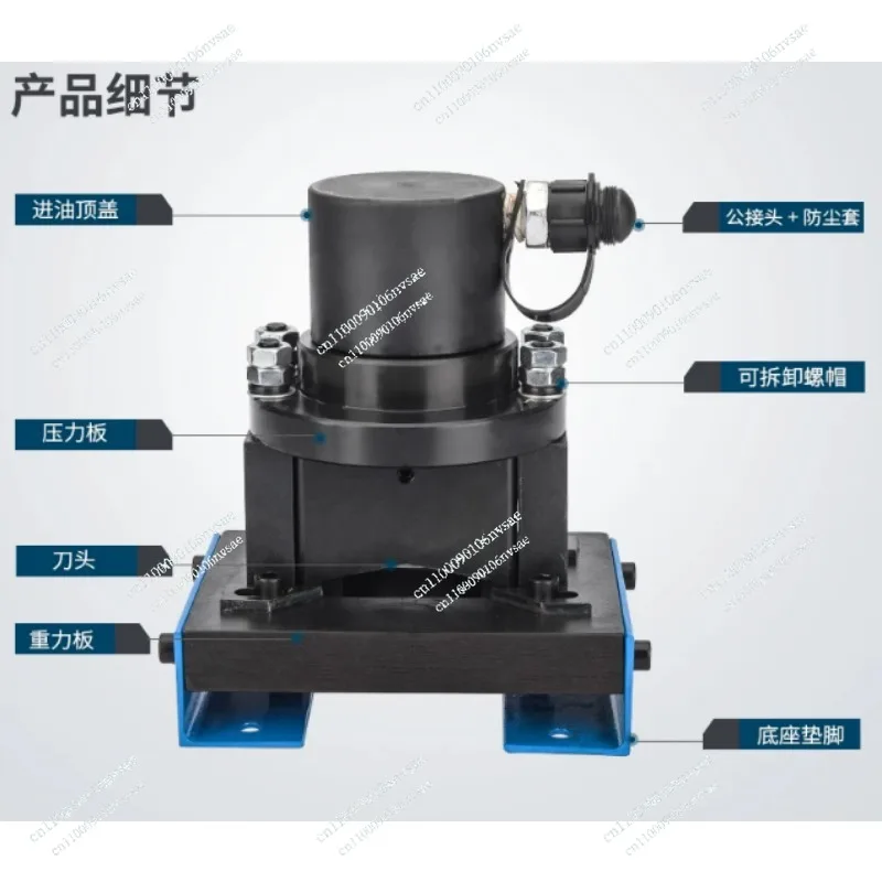 Without Pump Angle Steel Cutting 45 ° Multifunctional Angle Iron Processing DJ-55 Hydraulic Angle Iron Chamfering Machine
