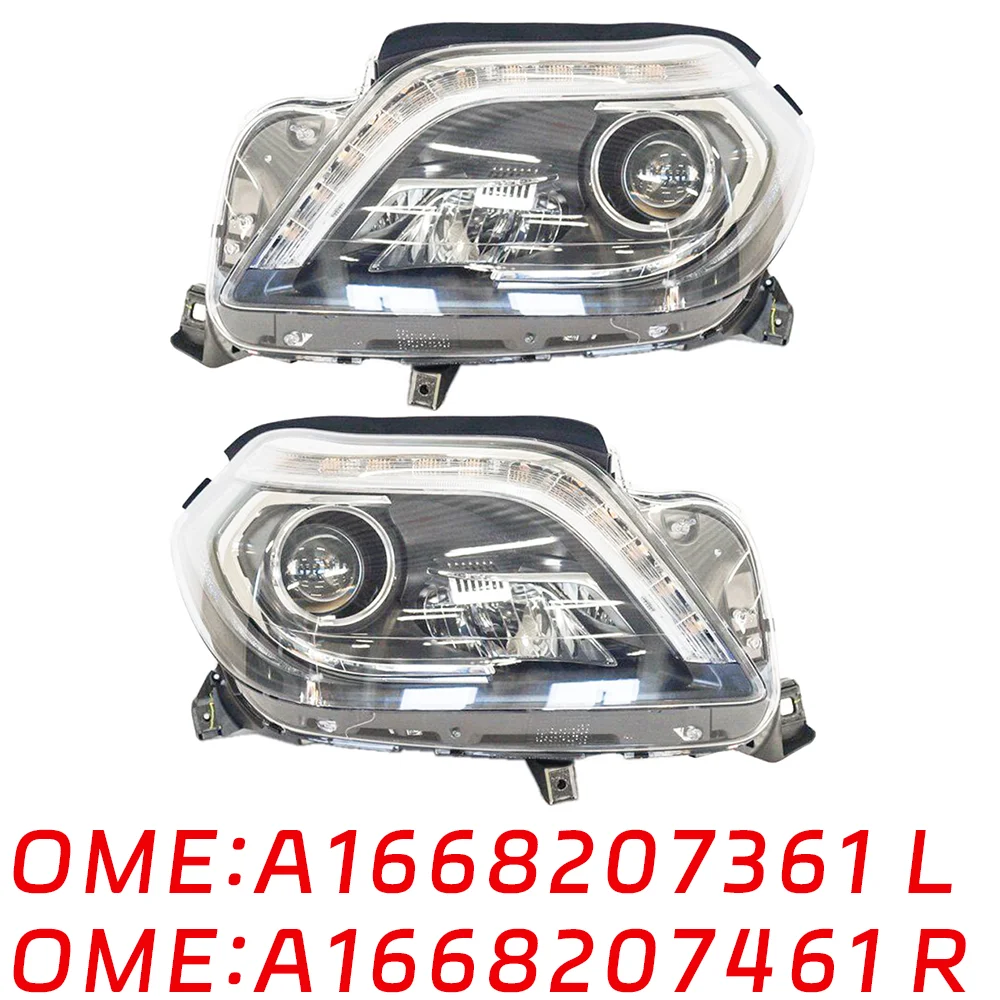 

Suitable for Mercedes Benz W166 GLS350 GL400 GL63 AMG GL500 GL450 headlights Hernia lamp A1668207361 A1668207461 auto parts