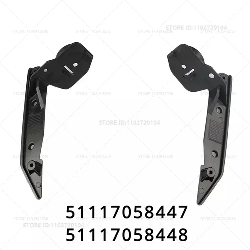 Imagen 2 del producto Para 2005-2012 BMW 323i 325i 328i 330i 335i (E90 E91) cubierta de parachoques delantero soporte de guardabarros 51117058447 51117058448