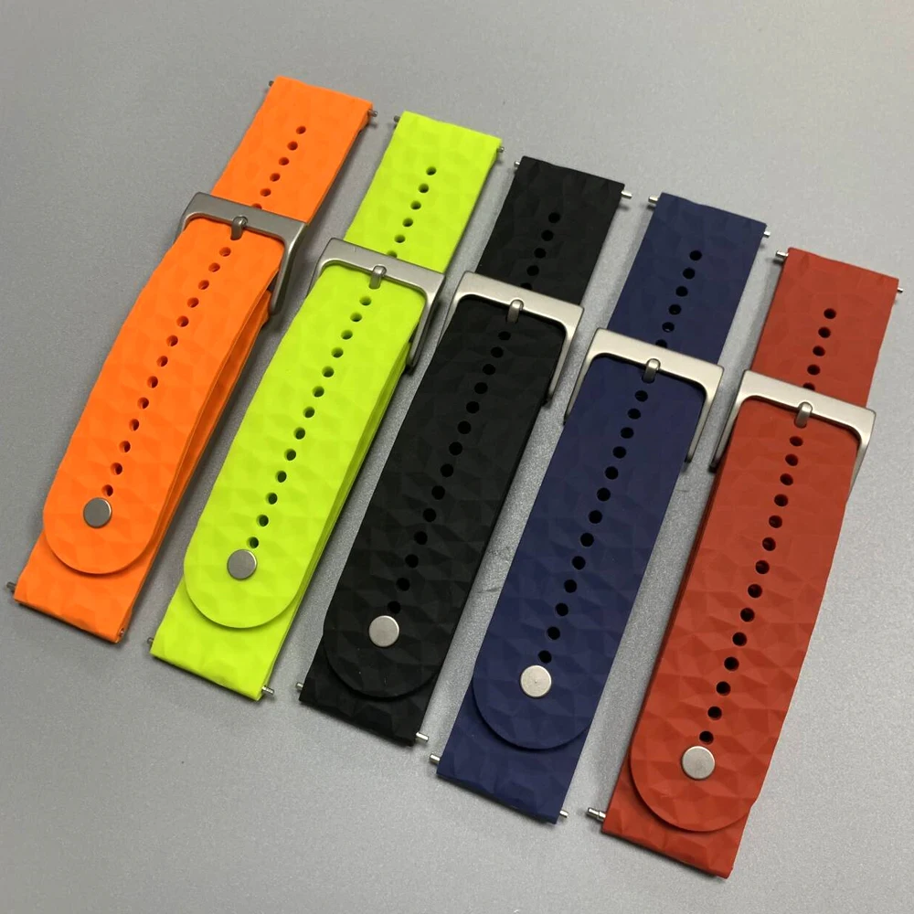 24 مللي متر الرياضة في الهواء الطلق سيليكون شريط للرسغ ل Suunto 7/ 9 /D5 المتقشف المعصم HR بارو أشرطة ساعات ذكية استبدال سوار تنفس