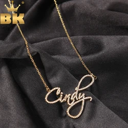 TBTK Custom Name Necklace Personalized Stainless Steel Letters Choker for Women Custom Chain Jewelry Children Personalized Gifts