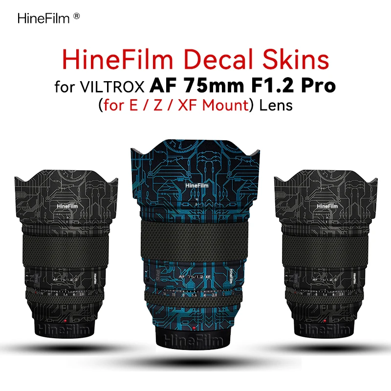 

Customized Skin For Viltrox AF75mm F1.2 Pro Lens Sticker for Viltrox AF75 F1.2 PRO FE / XF/ X Lens Decal Skin 75 f1.2 Wrap Cover