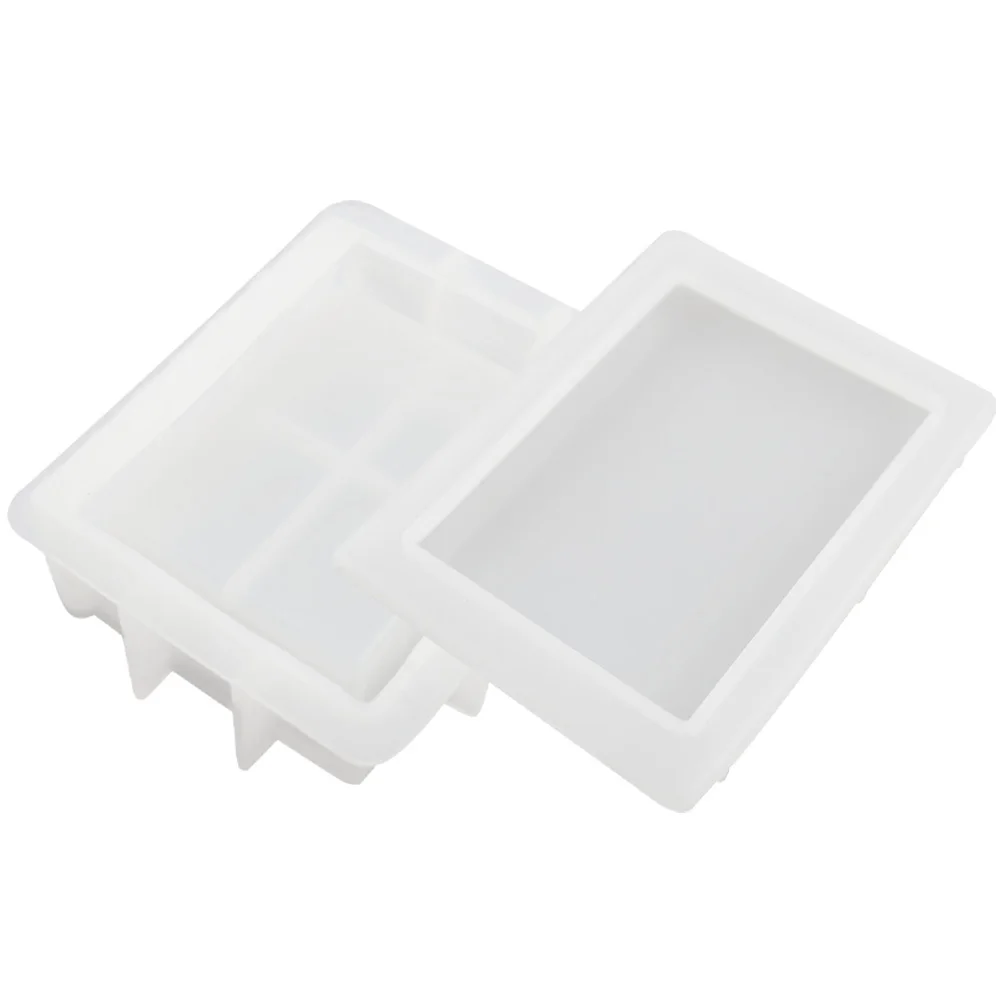 

1Set Silicone Mold for DIY Book Shaped Storage Box Epoxy Casting Mold Reusable Nonstick Jewelry Trinket Box DIY Supplies