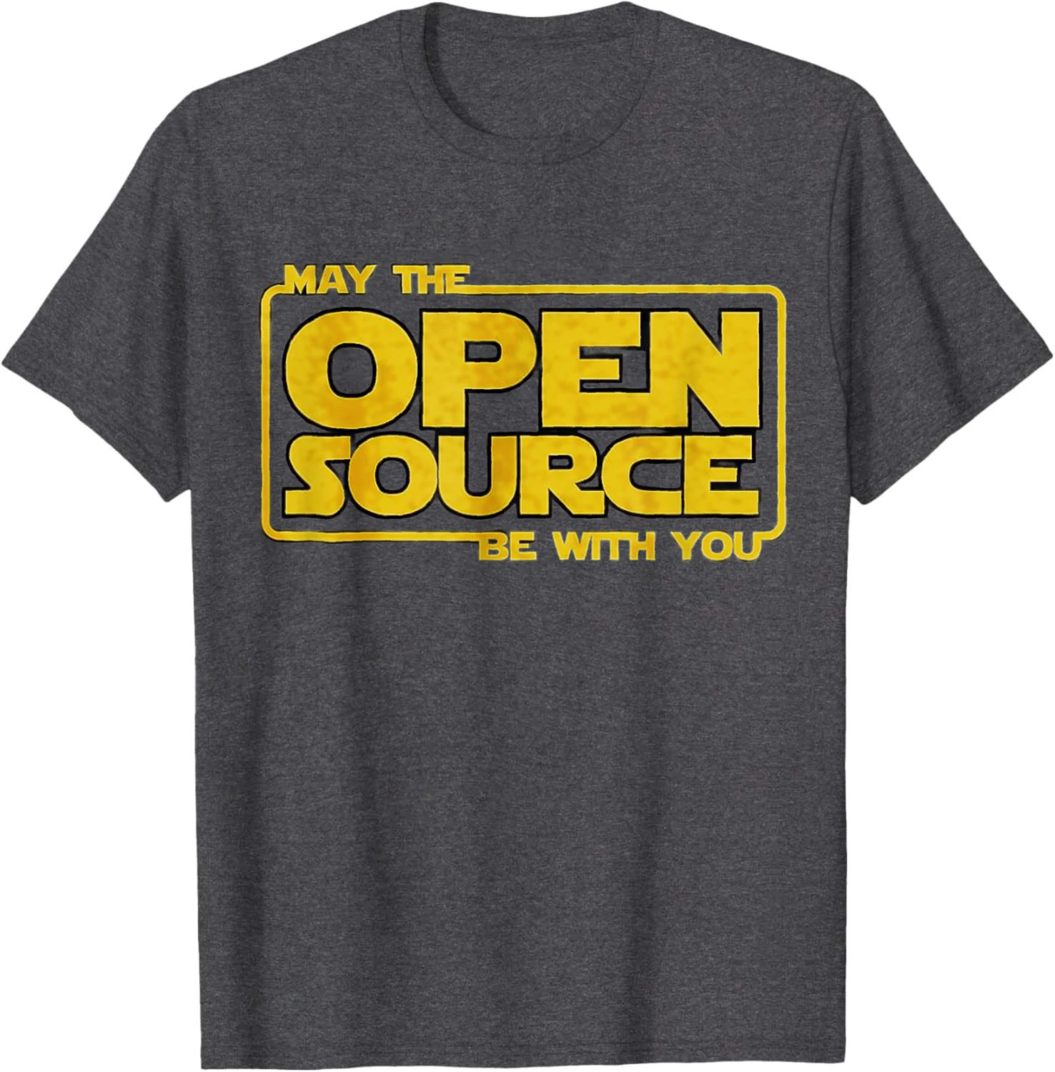 May Open Source Programming Funny DevOps Software Linux Java T-Shirt Vintage Clothes Cotton Tee Casual Graphic T Shirts