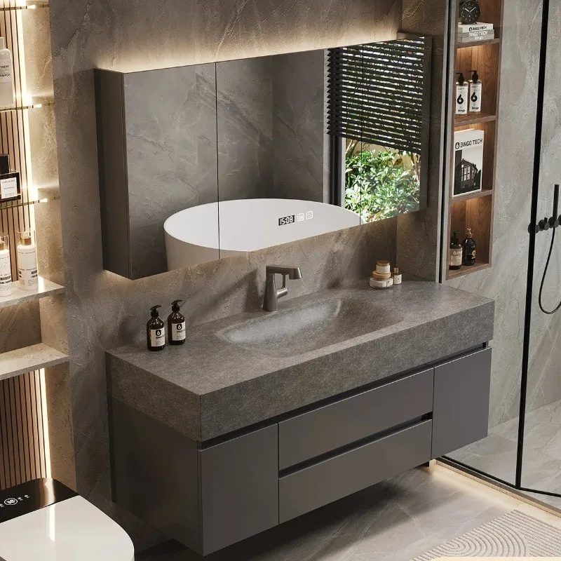 Corner Organizer Bathroom Cabinet Modern Luxury Storage Partitions Bathroom Cabinet Sink Makeup Vestidores Trendy Furniture