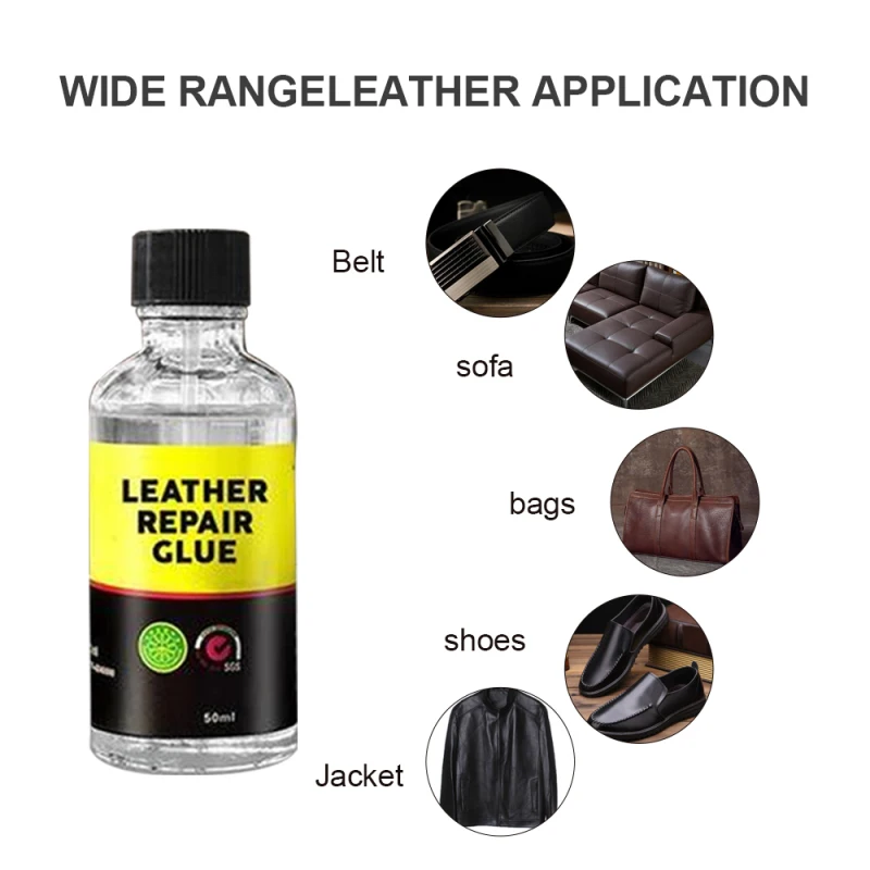 1/2PCS 50ml/30ml Car Leather Repair Glue Sofa Scratches Strong Glue Quickly Repair Tools for Bags Shoes Auto Leather Maintenance