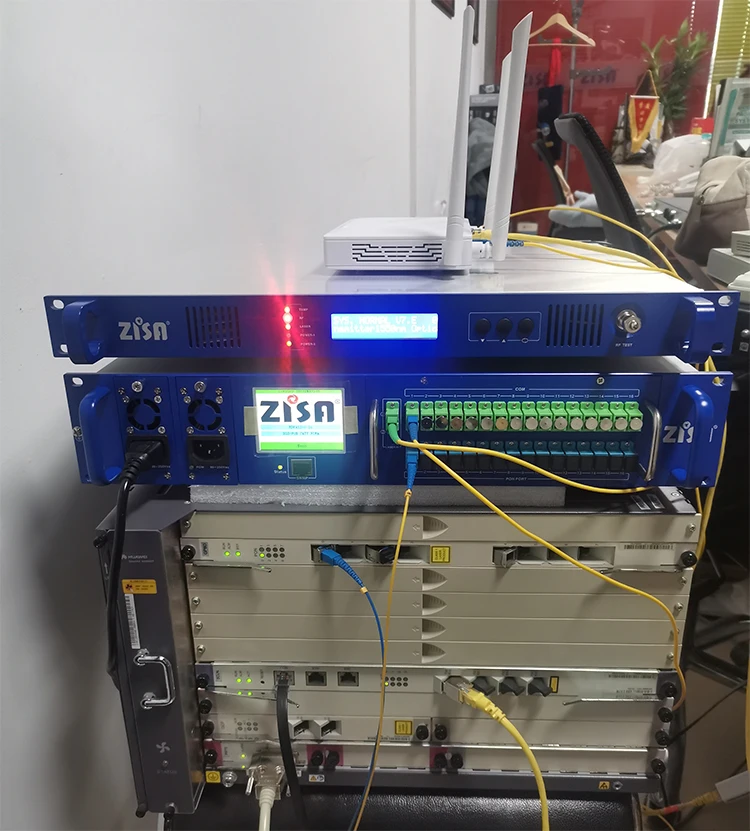 Оптический приемник ZISA RX100G FTTH AGC, минимод CATV, 1550 нм, от -12 до -2 дБм, управление AGC, фильтр 82 дБВ, сеть IP/TCP