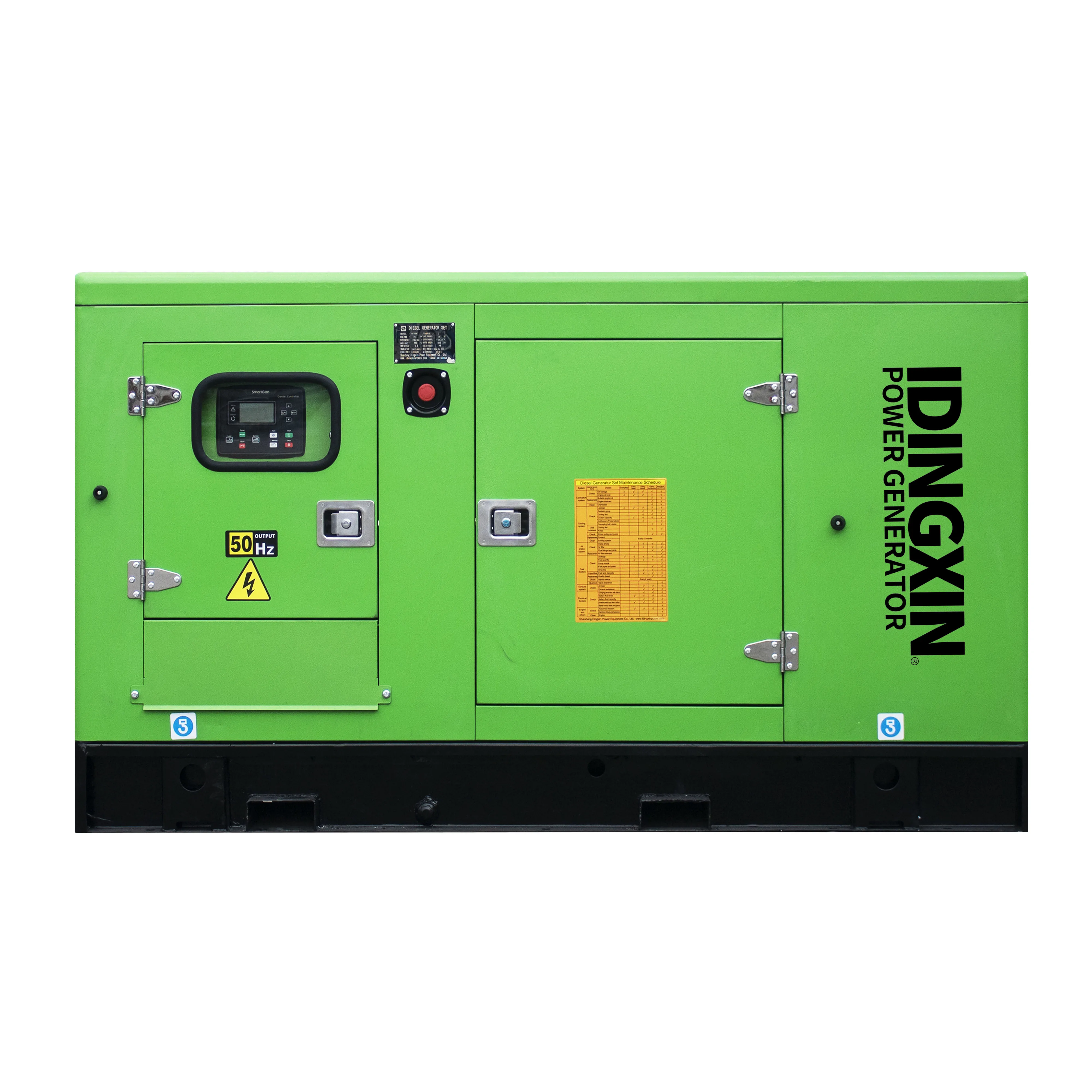 3 phase water cooled generator set 20kva 25kva 30kva 40kva 50kva soundproof diesel generator