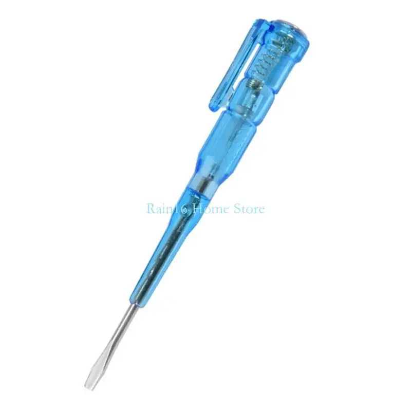 Bright LED Indicators Flathead Tester Pen Identifies Live Neutral Wire For Home Automotive And Industrial Use 02DB