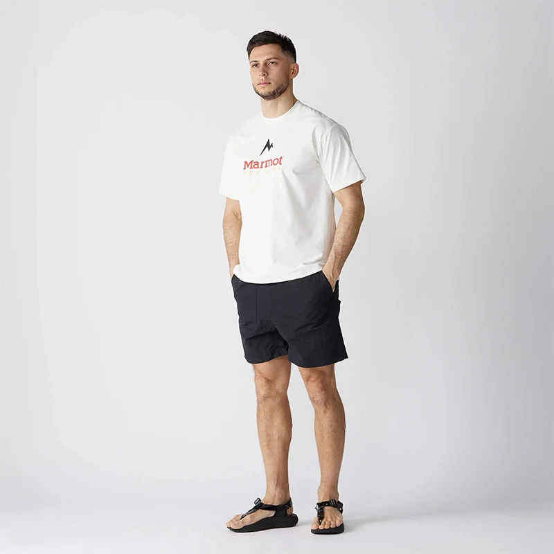 

Summer Marmot For Life outdoor sports Moisture absorption and perspiration fast dry antibacterial sunscreen short sleeve