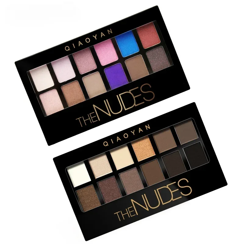 

12 Colors Professional Eyeshadow Makeup Palette Natural Shimmer Matte Nudes Make Up Cosmetic Eye Shadow Plate