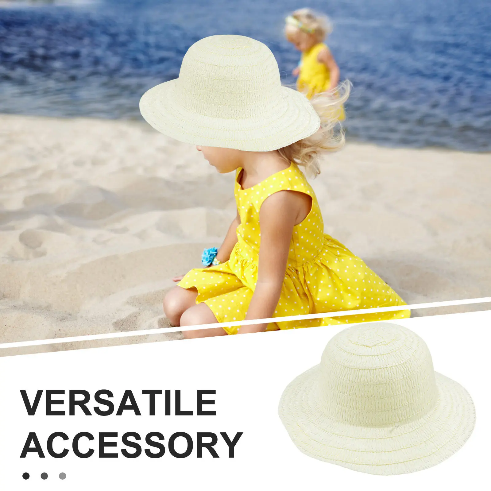 12Pcs Blank Straw Hats for Craft Children Farmer Hats Hand Painted Sun Cap Party Beach Costume Arts Crafts Supplies