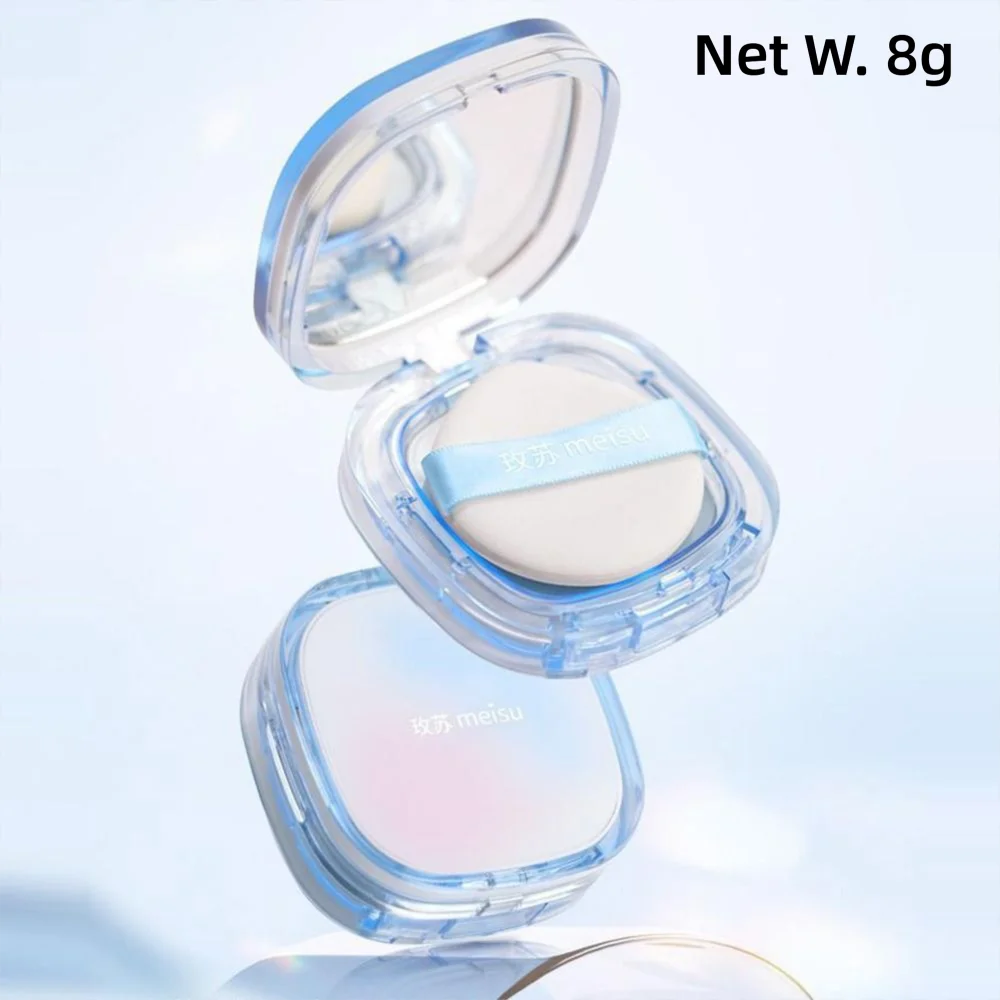 Buffing & Correcting Pressed Powder Matte Pearlescent Dry & Wet Makeup Setting Pancake Sweatproof Oil Control Set แป้งแต่งหน้า