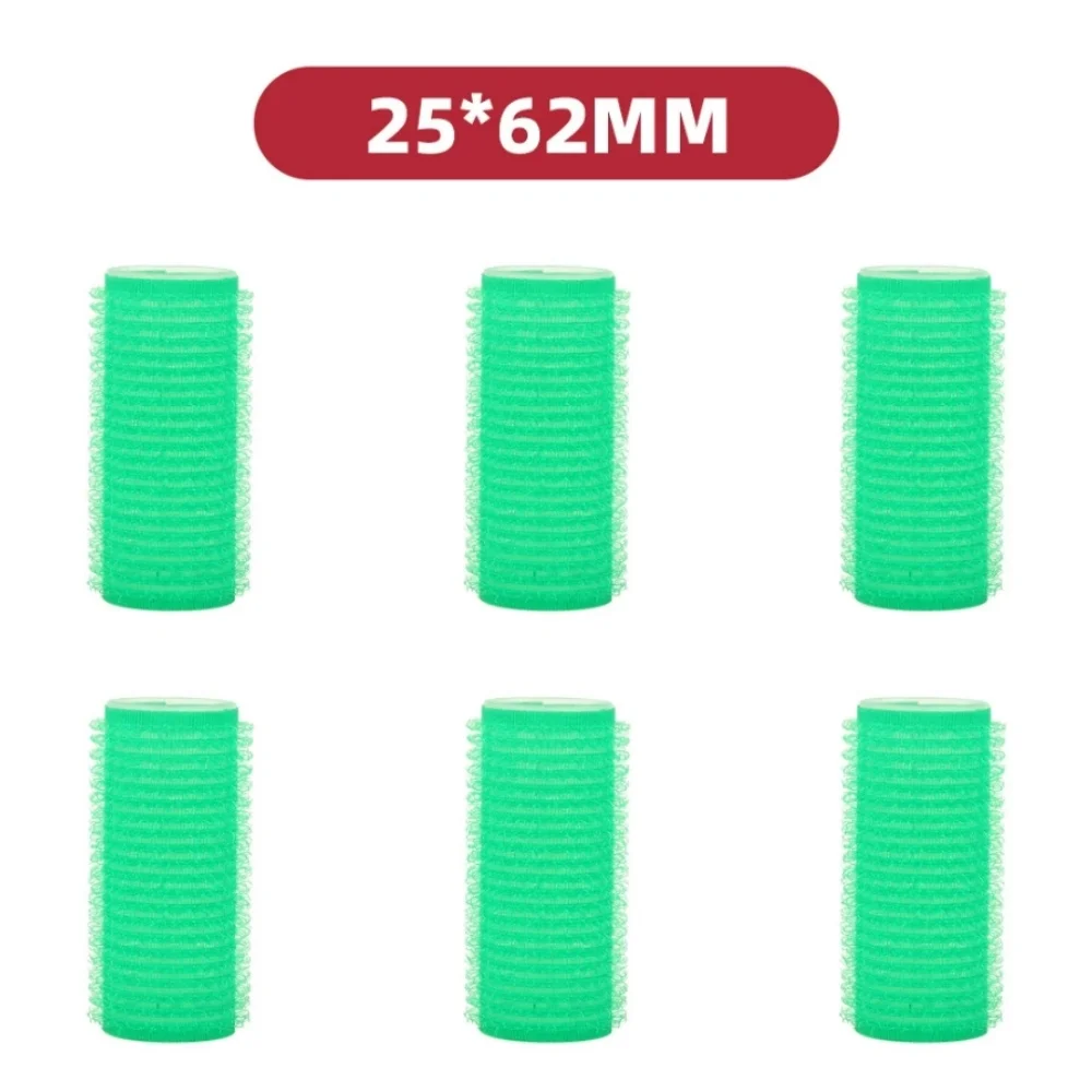DIY Hair Curler Styling Tools 6pcs Self-Grip Hair Rollers Heatless Hair Curler No Heat Hair Bangs Volume Self-adhesive Hook&Loop view 6