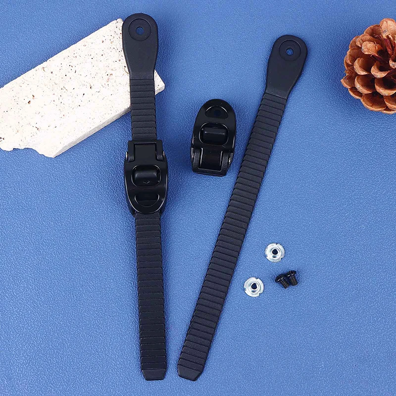 New 2Pcs Snowboard Ankle Ladder Straps With Screws Adjustable Roller Skating Shoes Strap Snowboard Binding Replacements view 4
