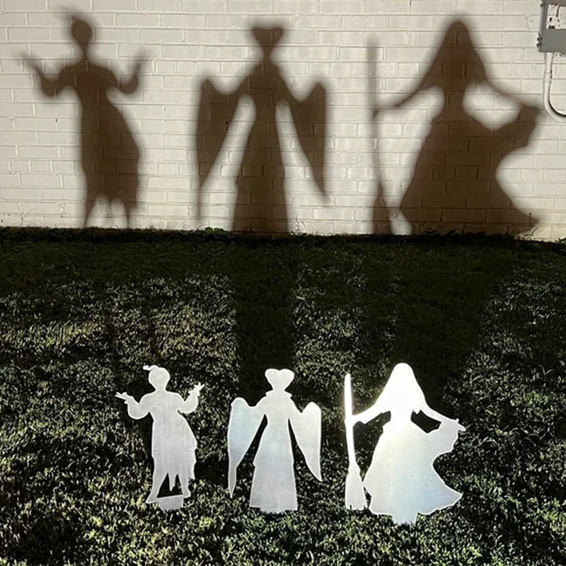 3 Piece Sanderson Sisters Garden Stakes Halloween Hocus Pocus Decor Outdoor Halloween Decor Halloween Party