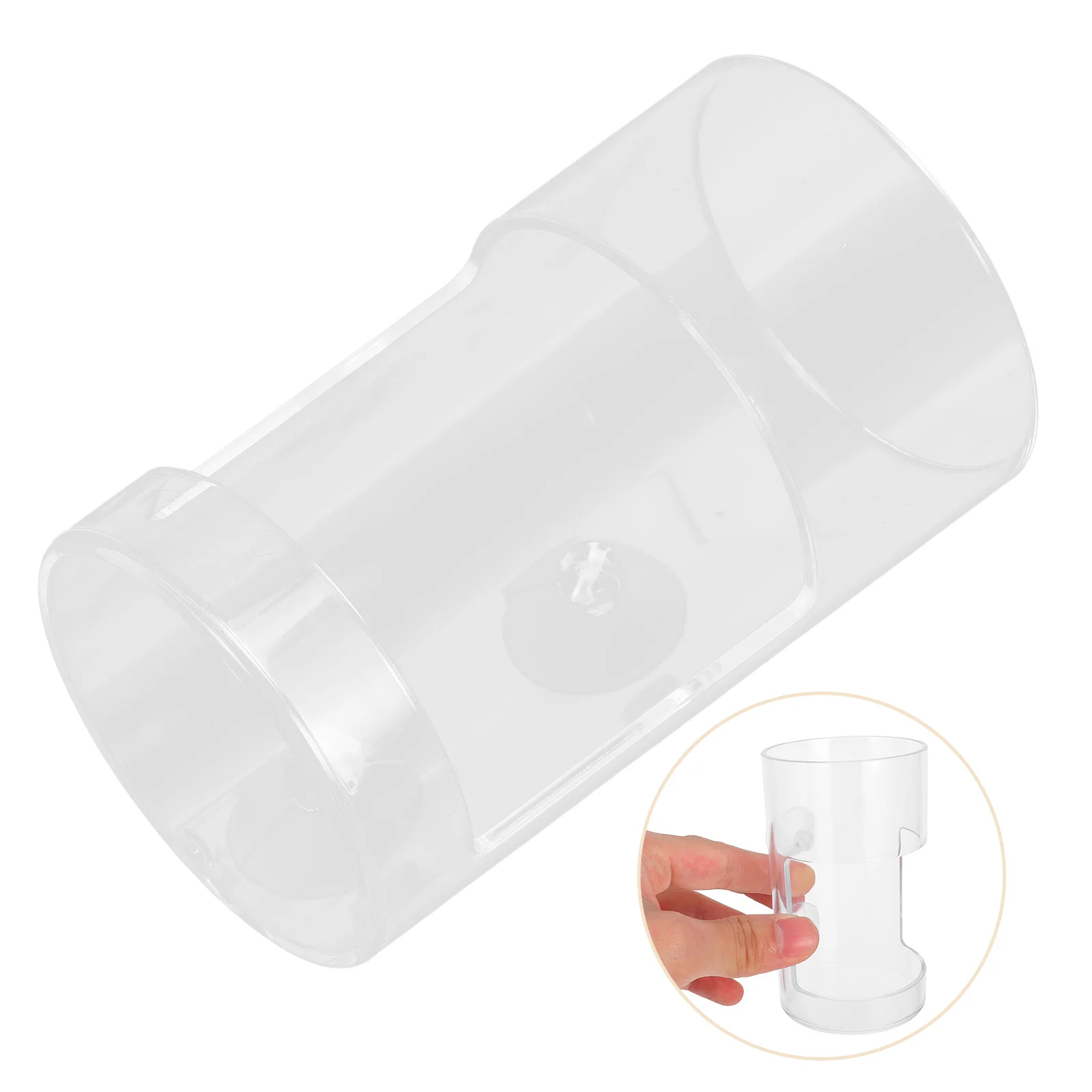 

Acrylic Fish Feeder Clear Aquarium Feeding Dish for Shrimp Betta Snail Automatic Feeding Accessories