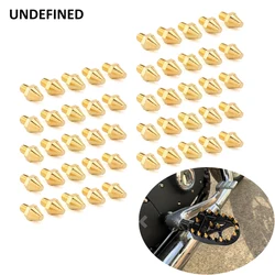MX Offroad Foot Pegs Gold Spike Floorboards Shifter Pegs Rivet for Harley Touring Sportster 883 1200 Dyna Softail Replacement