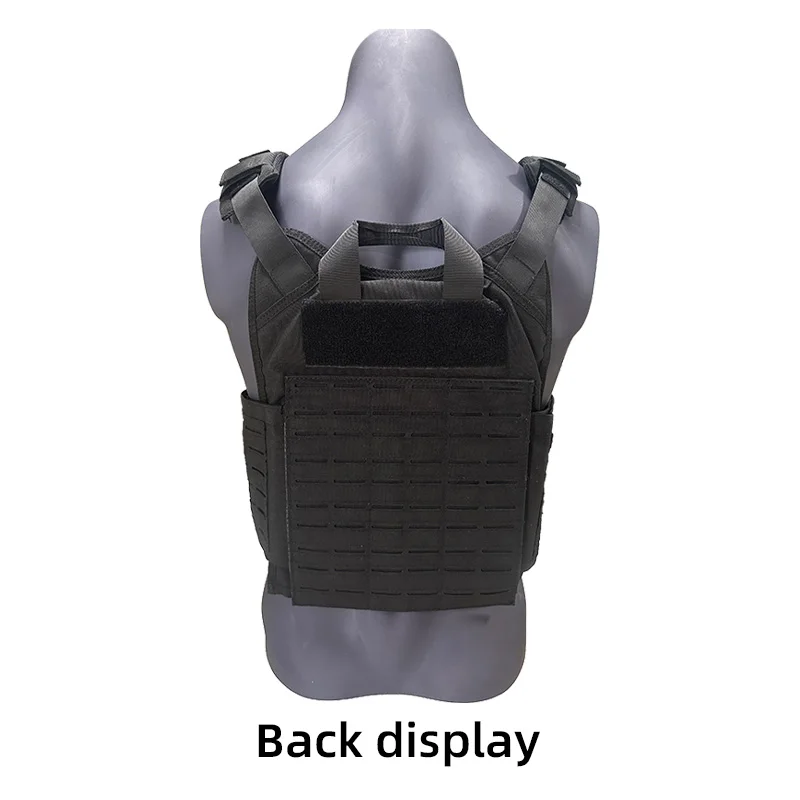 Nylon tactical vest Molle laser-cut bulletproof vest Men's Army green plate carrier outdoor military hunting accessories