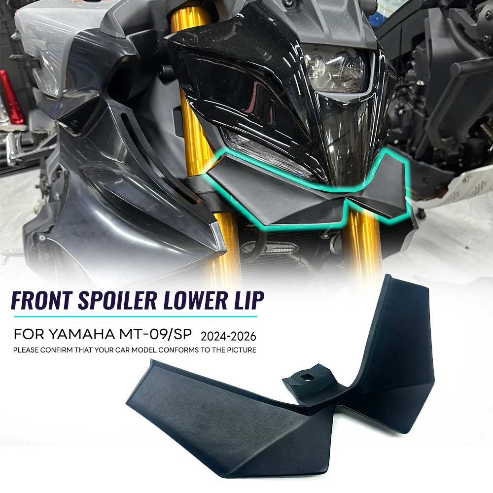 

For YAMAHA MT-09 SP 2024 2025 2026 GP WING DOWNFORCE NAKED FRONTAL SPOILERS MT09 SP Front spoiler Lower spoiler lower lip
