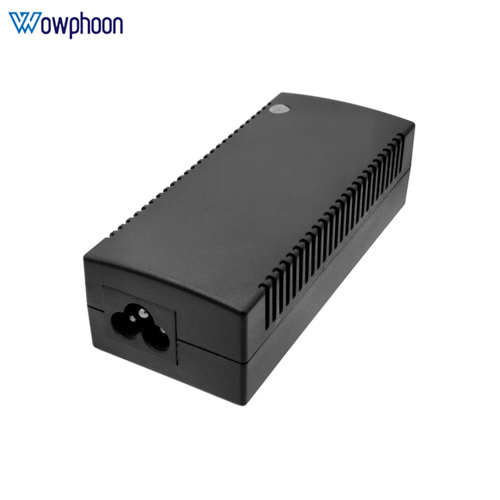 Adaptador de corriente de seguridad Gigabit CCTV, inyector POE, fuente de alimentación, teléfono con cámara IP Ethernet AC 100V-240V a DC 48V 1A inyector POE