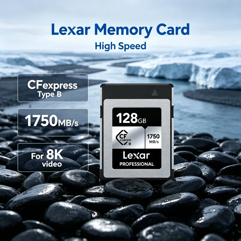 Lexar CFexpress Type B Memory Card 512GB Storage Card CF express Type B Card Read 1750MB/s 128GB 256GB For Cinema Camera