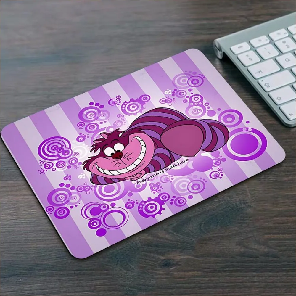 Disney Alice In Wonderland Cheshire Cat Mousepad Custom Skin Desktop Desk Mat Kawaii Gaming Accessories Pad Padmouse Play Mats