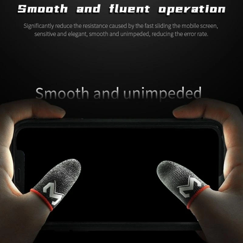 573a capa dedo dedo controlador jogo respirável Manga dedos para a prova suor