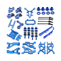 Metal Upgrade Parts Kit Suspension Arm for Arrma 1/7 Infraction Limitless Felony 6S Accessories,Blue