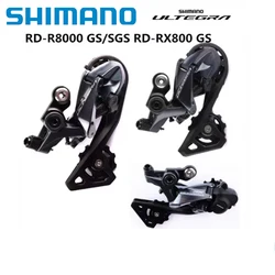 Shimano-desviador trasero Ultegra R8000 RD-R8000 RX810 para bicicleta de carretera, 11 velocidades, SS/GS, jaula corta/jaula mediana, Original