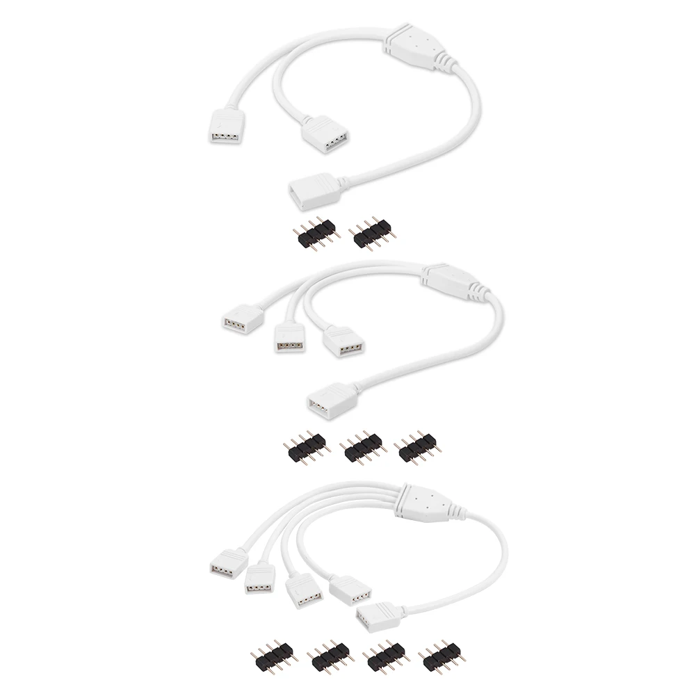 

Удлинительный кабель-разветвитель RGB, бытовой электрический 4-контактный гнездовой разъем, аксессуары для светодиодной ленты 3528 5050