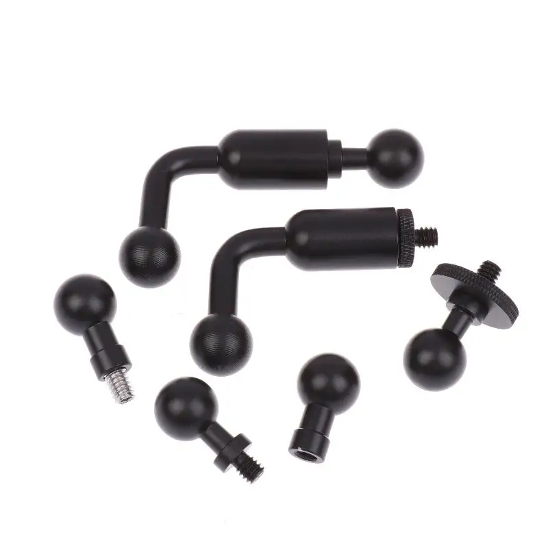 Соединительный адаптер для 13 12 Insta360 Action 5pro, держатель гнезда, крепление с шаровой головкой 17 мм, винт 1/4 дюйма, 1/3 шт.