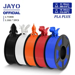 JAYO PLA plus 1,75mm PLA + filamento de impresora 3D filamento 3D bien herido PLA para impresora 3D FDM materiales de Color macarrón