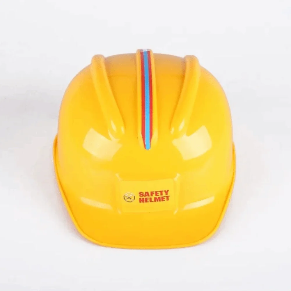 Play House Toys Plastic Simulation Engineering Hat Cosplay Ornaments Safety Engineering Hat Construction Hat Toy Festive Party