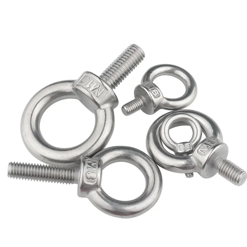 M3-M30 304 الفولاذ المقاوم للصدأ البحرية رفع العين المكسرات/برغي حلقة ييبولت حلقة ربط الجوز مسامير ، رفع العين المسمار الجوز