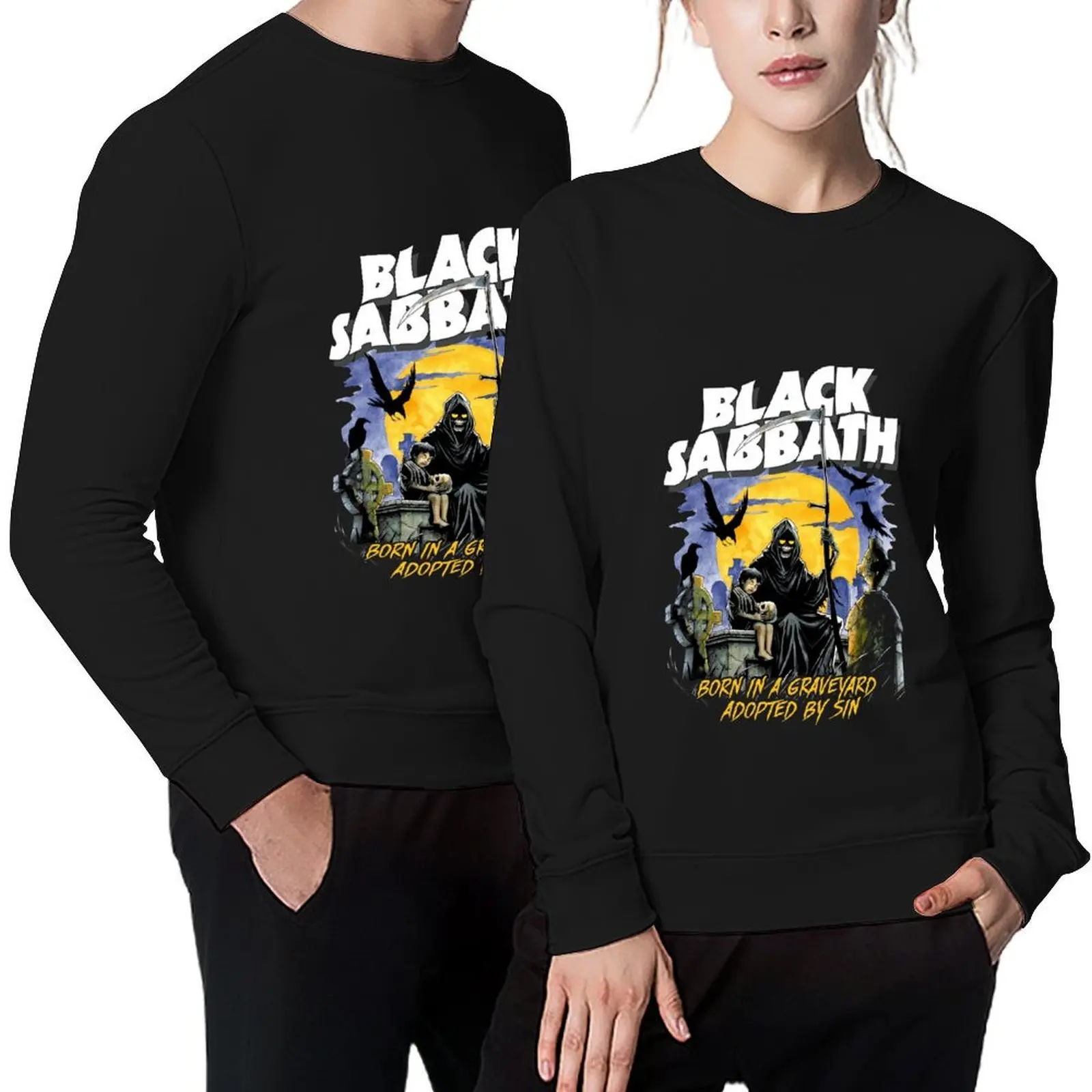 

black-sabbath's Pullover men's autumn clothes men's coat men's sweat-shirt set aesthetic clothing men sweatshirt