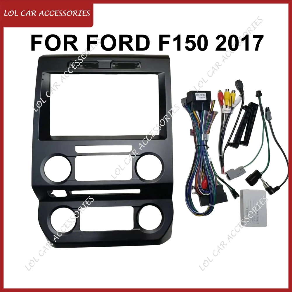 9 Inch For Ford F150 2017 Stereo Car Radio Android GPS MP5 Player 2 Din Head Unit Fascia Dash Casing Frame