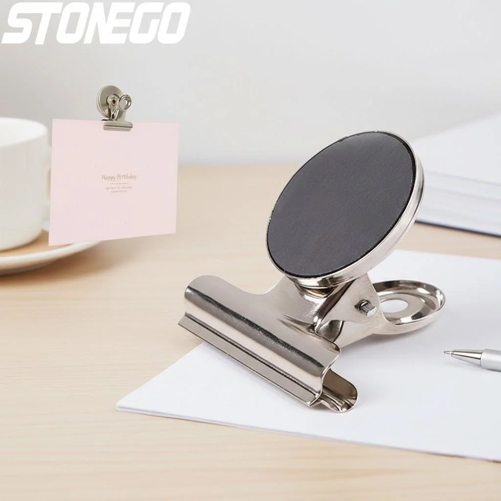 

12Pcs Metal Round Fridge Magnets Whiteboard Tools Magnetic Clips Memo Holders Kitchen Office Supplies